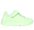 Sneakers verde chiaro da bambina con soletta Memory Foam Skechers Uno Lite, Brand, SKU s342000200, Immagine 0